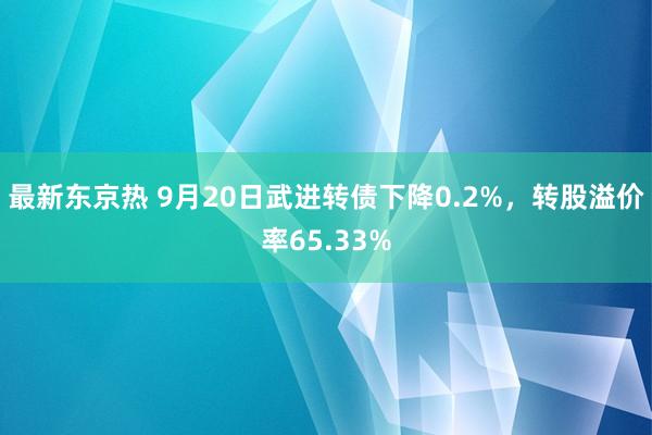 最新东京热 9月20日武进转债下降0.2%，转股溢价率65.33%