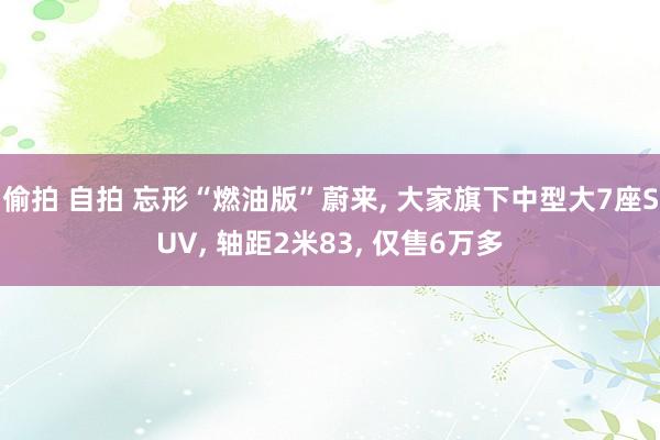 偷拍 自拍 忘形“燃油版”蔚来， 大家旗下中型大7座SUV， 轴距2米83， 仅售6万多